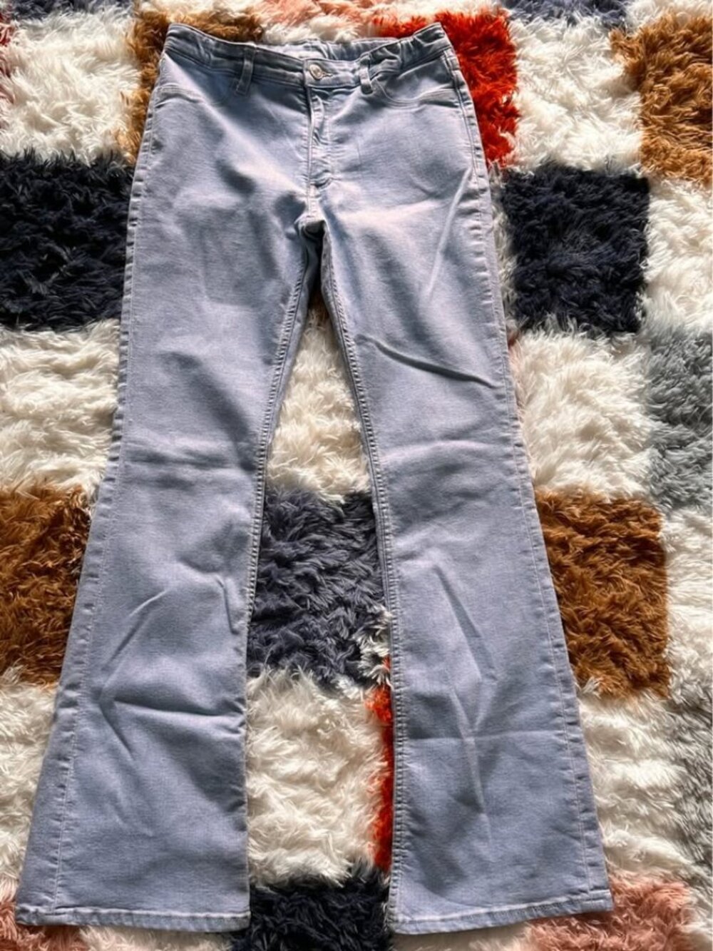 Teen H&M Flared Leg Low Waist Jeans Size 18
